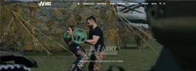 Captura del sitio de Army Nutrition