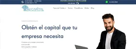 Captura del sitio de Ku Capital